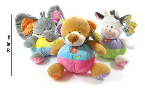 Peluche Animales Gorditos Coloridos 22cm Ami Toys C7667 1