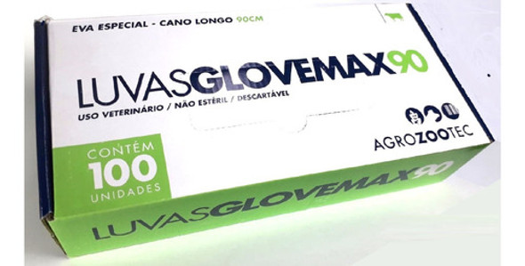 Luva Especial P/ Inseminação Artificial - 100 Unidades 90 Cm 0 Luva Especial P/ Inseminação Artificial - 100 Unidades 90 Cm 0
