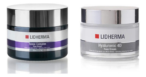 Kit Tense Complex Face Cream + Hyaluronic 4d Face  Lidherma 0