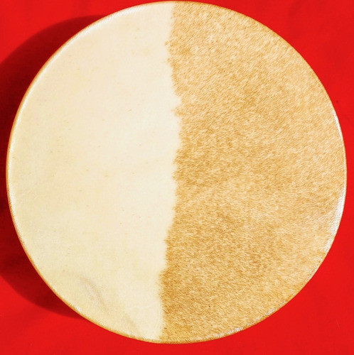 Tambor Xamanico Mod. Lakota De 40 Cms Amarração Em Couro 0
