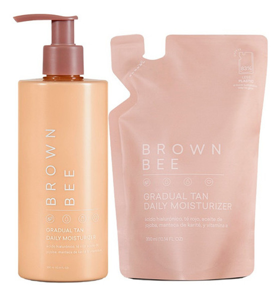 Autobronceante Progresivo Brown Bee 300 Ml + Repuesto Refil 0