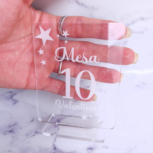 10 Numeros De Mesa Estrellas Casamiento 15años Eventos 1