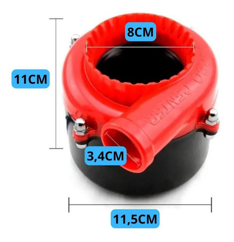 Turbina Universal Virtual Eletronico Carro Blow Off Hooter 0