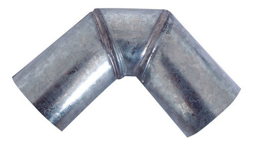 Curva 90 Soldada 15cm Desague Zingueria Chapa Galva 0