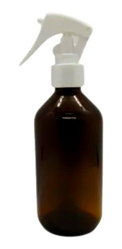 Vidro Ambar 250ml C/ Válvula Spray Mini Gatilho (10un.) 0