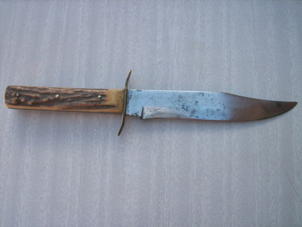 Antiguo Cuchillo Solwa Solingen Germany Hoja 15 Cm 0