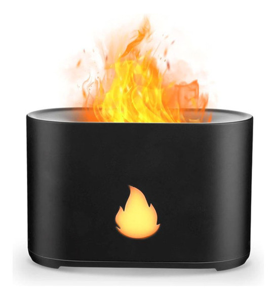 Difusor De Aromas Humidificador Usb Efecto Llama Vaporizad. 0