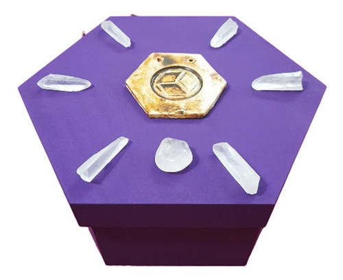 Caja Reiki + Set 6 Puntas + C/ Cristal Rolado -mahalpiedras 0