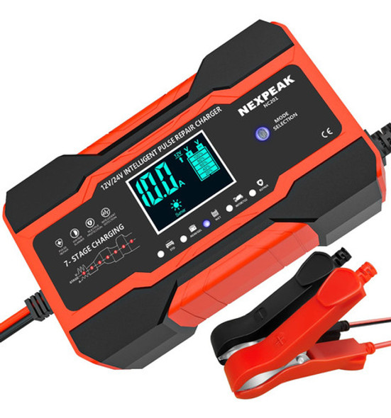 Cargador De Bateria De Coche De 10 Amperios, Cargador De Bat 0