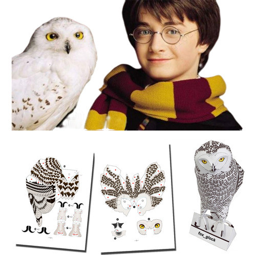 Lechuza Harry Potter (para Armar En Papercraft) 0