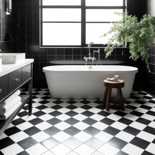 Ceramica Para Piso Y Pared Negro Colores Plenos Sin Rectific 1
