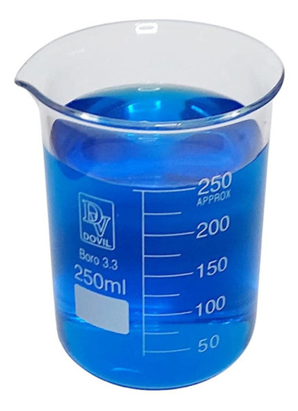 Béquer Becker De Vidro Forma Baixa (griffin) 250ml 0 Béquer Becker De Vidro Forma Baixa (griffin) 250ml 0