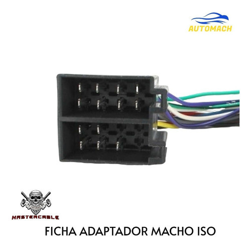 Ficha Adaptador Iso Macho -  Estereo Stereo Instalacion 0
