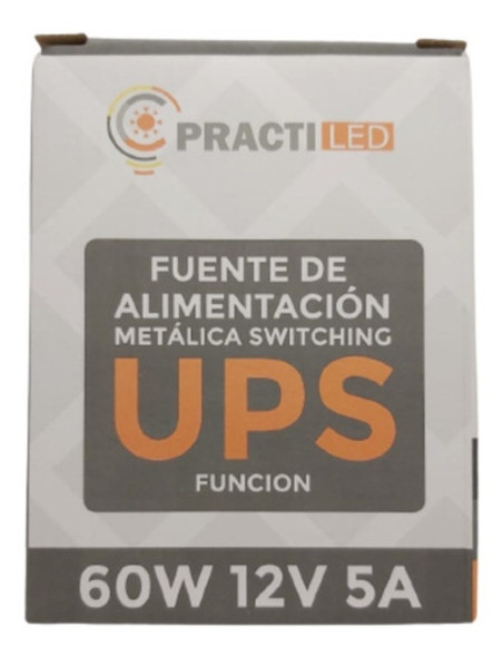 Fuente Ups Switching 12v 5a Con Cargador 1 Baterias 12v 1