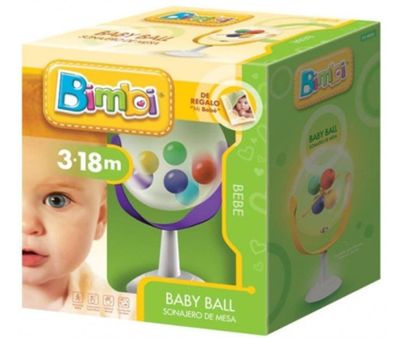 Bimbi Ball Sonajero Pelota Con Sopapa Con Sonido 0