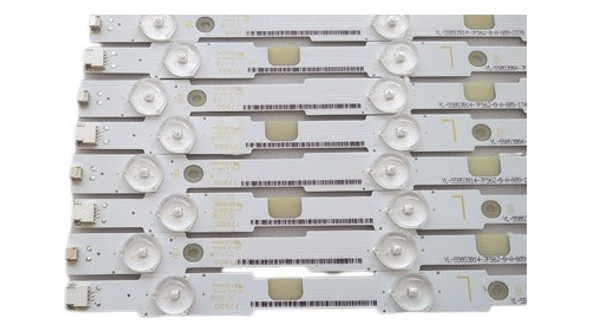 Kit De 7 Tira De 6+6 Philips 55pug6601/77 108cm 3v 0