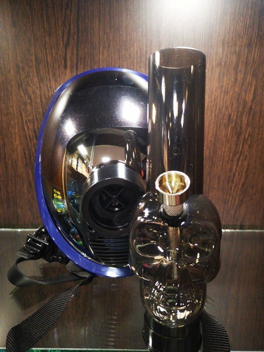 Máscara Bong Pro Excelente Visor Único Modelo Grande Bongs 1