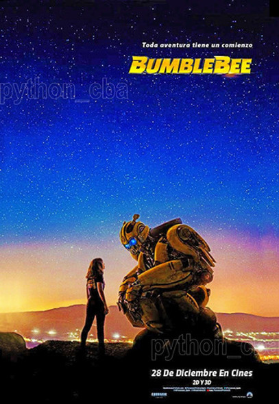Pósters Bumblebee - Transformers - 2018 - 42x30 Cm. 0