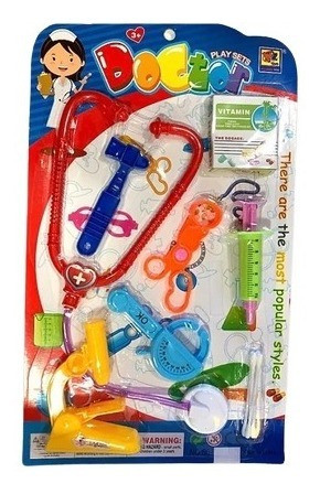 Set Kit Juego Infantil Doctor Medico Enfermero Unisex Niños 0