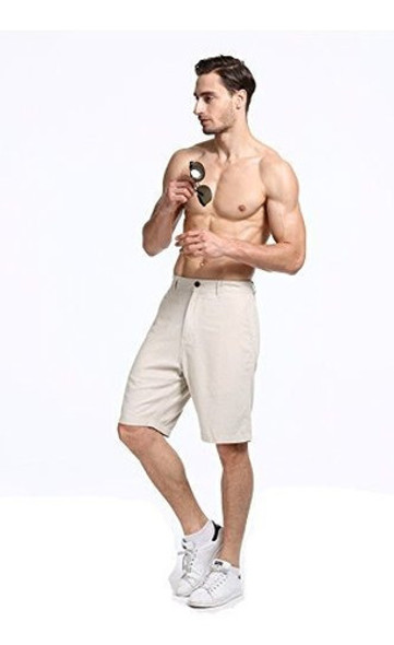 Lavenderi Walk Mens Lino Casual Clasico Fit Short 1