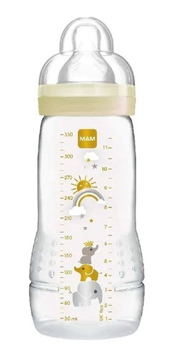 Kit 2 Mamadeiras Easy Active 270/330ml 2m+ Neutra - Mam 1