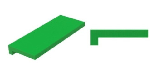 Rollo X 10 Mts Perfil Guia Desgaste Apm L22 Verde Piaz Nth 0
