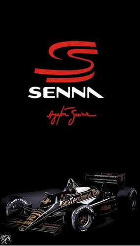 Poster Ayrton Senna  Vinilo Auto Adhesivo 40x70cm #175 0