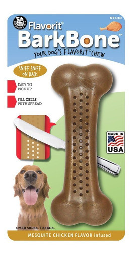 Brinquedo De Nylon Frango Flavorit Barkbone Chicken Cães G 1