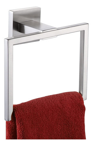 Toallero De Mano Cuadrado  De Acero Cepillado 0