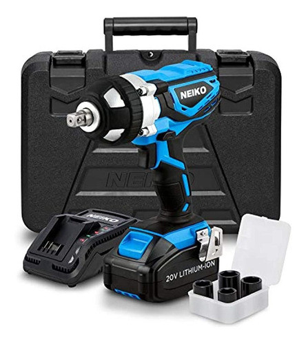 Neiko 10878a Llave De Impacto Sin Cable De Litio De 20 V Con 0