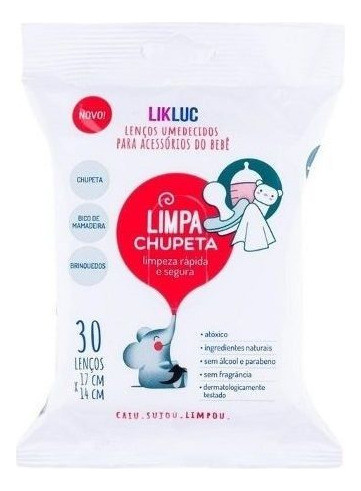 Limpa Chupeta Lenços Higienizador Mamadeira Copo Saude Bebe 0