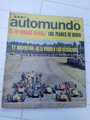 Revista Automundo N.333 Tv Venado Tuerto Berta F2 C/poster 0