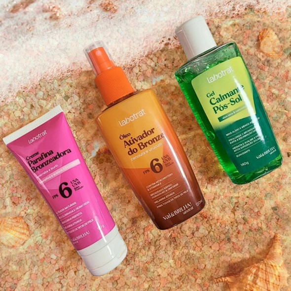 Óleo Ativador De Bronze Fps6 Vai&brilha Labotrat - 120ml 1