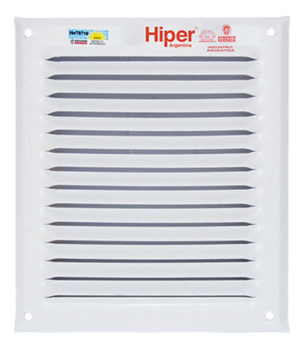 Rejilla Ventilación Aprobada Enargas 15x15 Amurar 4 Unidades 0