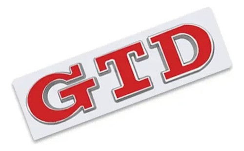 Emblema Gtd Para Vw Volkswagen Estilo Gti 0