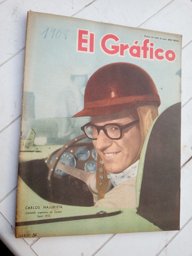 El Grafico N.1908 - 16/03/56 - Carlos Najurieta Coches Sport 0