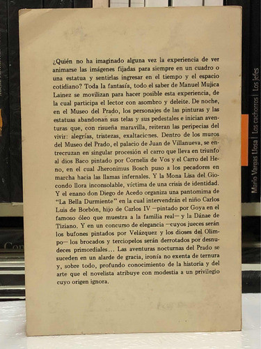 Un Novelista En El Museo Del Prado - M.láinez - Sudamericana 1