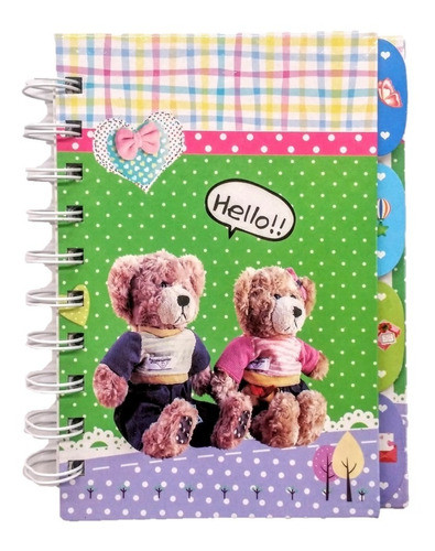 Pack 8 Libretas Espiral Tapa Dura 60 Hojas Rayadas C/ Diseño 0