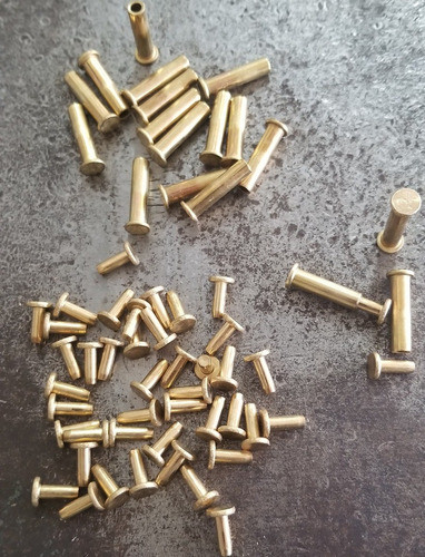 Remache Bronce Macho Hembra Nº 22 Para Cuchillo X 25 Juegos 1