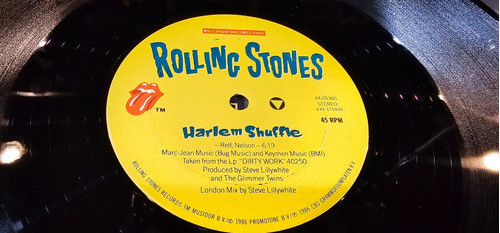 Rolling Stones Harlem Shuffle Vinilo Maxi Us Promo Impecable 1