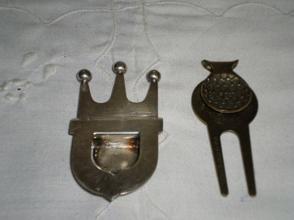 Antiguos Clips Papeles Billetes 1 Metal Plateado Y Cobreado 1