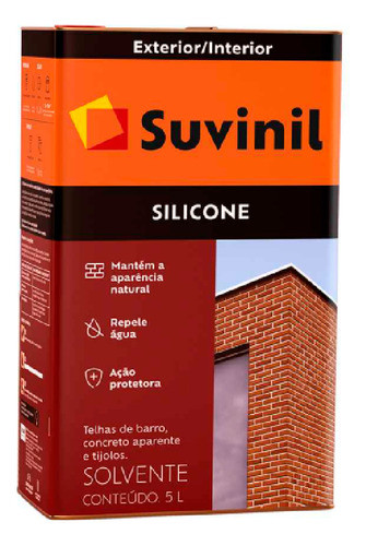 Impermeabilizante Siliconado Transparente Suvinil - 5 Lts 0