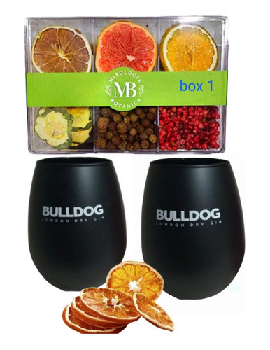 Mixologia Botanica + 2 Vasos Copones Gin Bulldog En Bolsa 0