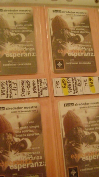 Tarjeta Tele Coleccion Telefonica Argentina F18 Caritas Ugp2 1