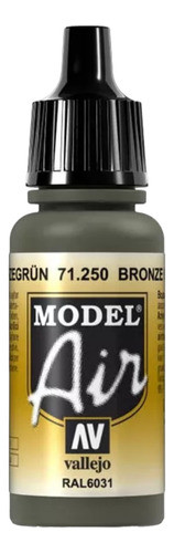 Vallejo Acrilico Model Air Cod.71250 Bronce Green 17ml. 0