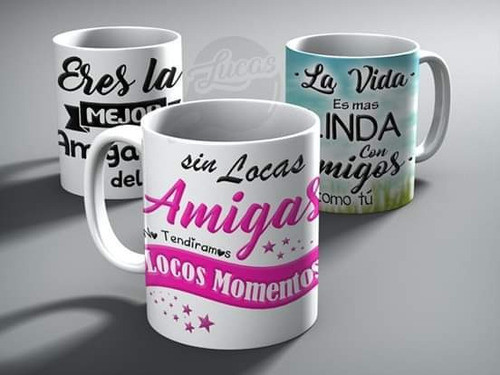 Plantillas Para Sublimar Tazas.  Día Del Amigo 0