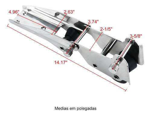 Suporte Púlpito Articulado Inox Duplo 1