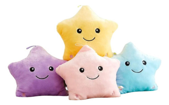 Peluche Almohada De Estrella Con Luz Cojin 35 Cm 1