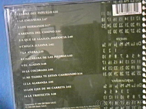 Atahualpa Yupanqui Colección Aniversario Excelente Estado Cd 1