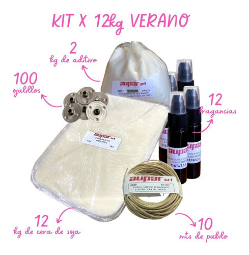 Kit Soja X 12 Kilos +insumos+ 12 Frag Super Conc. Verano. 1